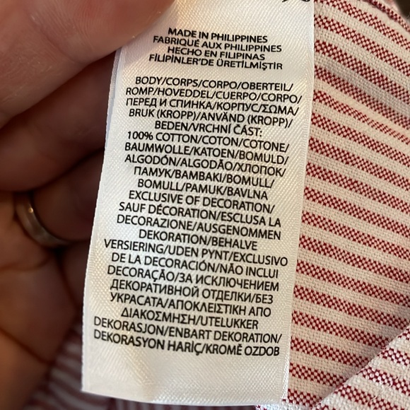 RALPH LAUREN “Classic Fit” Pink & White Striped Button Down Shirt Size Large - Picture 8 of 8